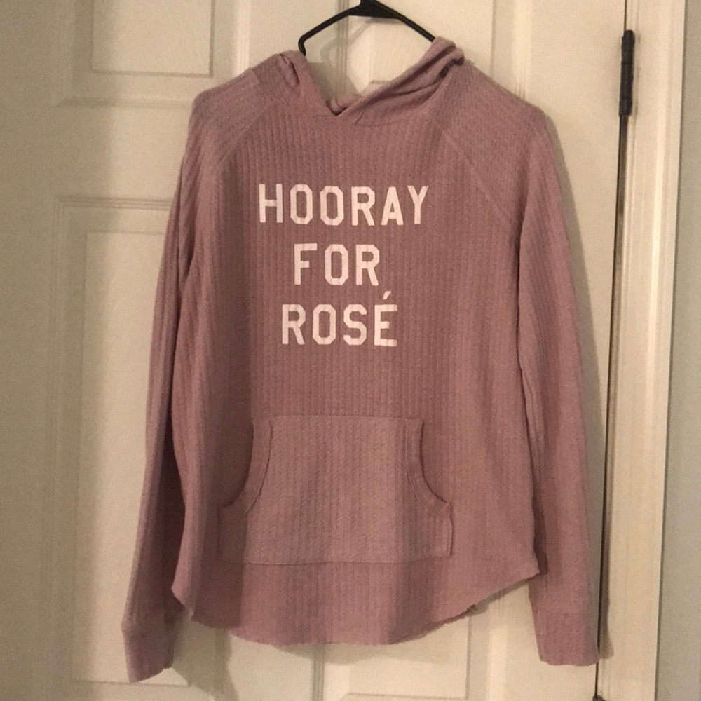 Pink hoodie